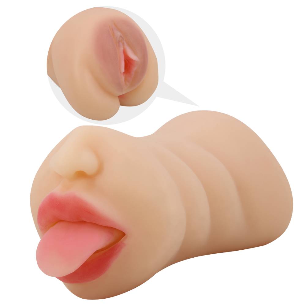 Crazy Bull Sarah Premium Dual Channel Male Masturbator Realistic Butts And Vaginas