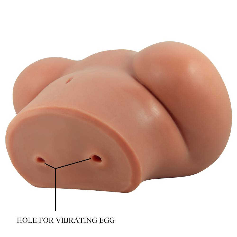 Crazy Bull Luna Vibrating Realistic Vagina and Anus Masturbator Realistic Butts And Vaginas