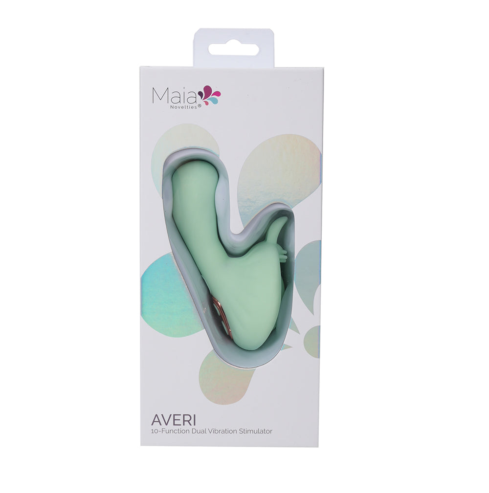 Maia AVERI USB Rechargeable Clitoral Vibrator Clit Ticklers and Pulsators