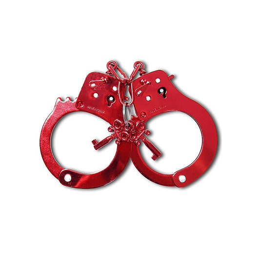 Fetish Fantasy Anodized BDSM Play Handcuffs - Steel Sex Toys
