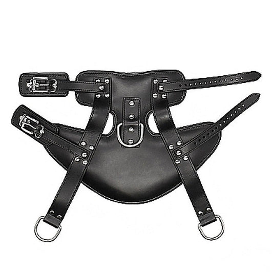 Pain Wrap-Around Leather Suspension Ankle Cuffs