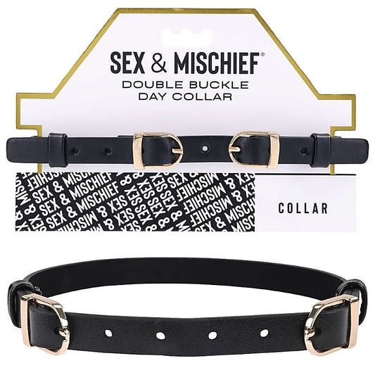 S&M Double Buckle Day Collar