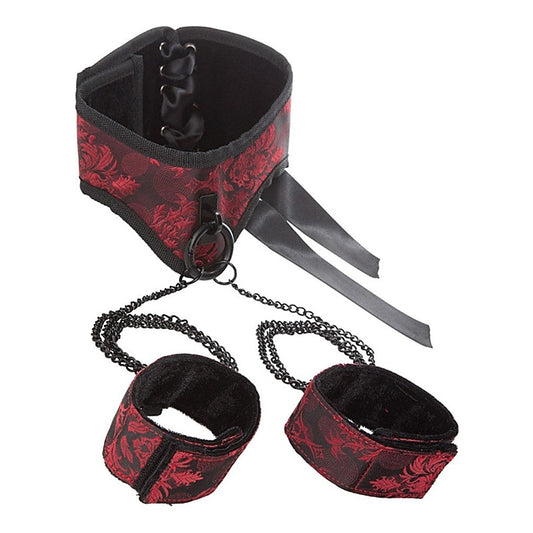 Scandal Posture Collar with Cuffs - Cuffs and Restraints