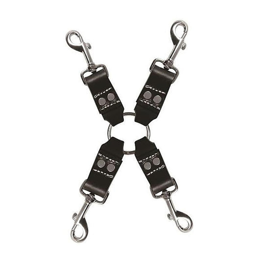 Edge Leather 4 Point Hog Tie BDSM Restraints - Cuffs and Restraints