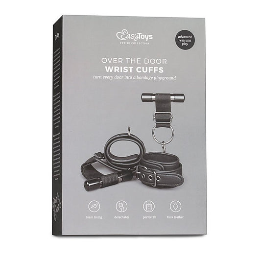 Easytoys Fetish Over the Door Wrist Cuffs - Cuffs and Restraints