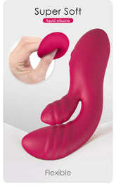 Party Up DALIDA USB Rechargeable Rabbit Vibrator Pink Rabbit Vibrators