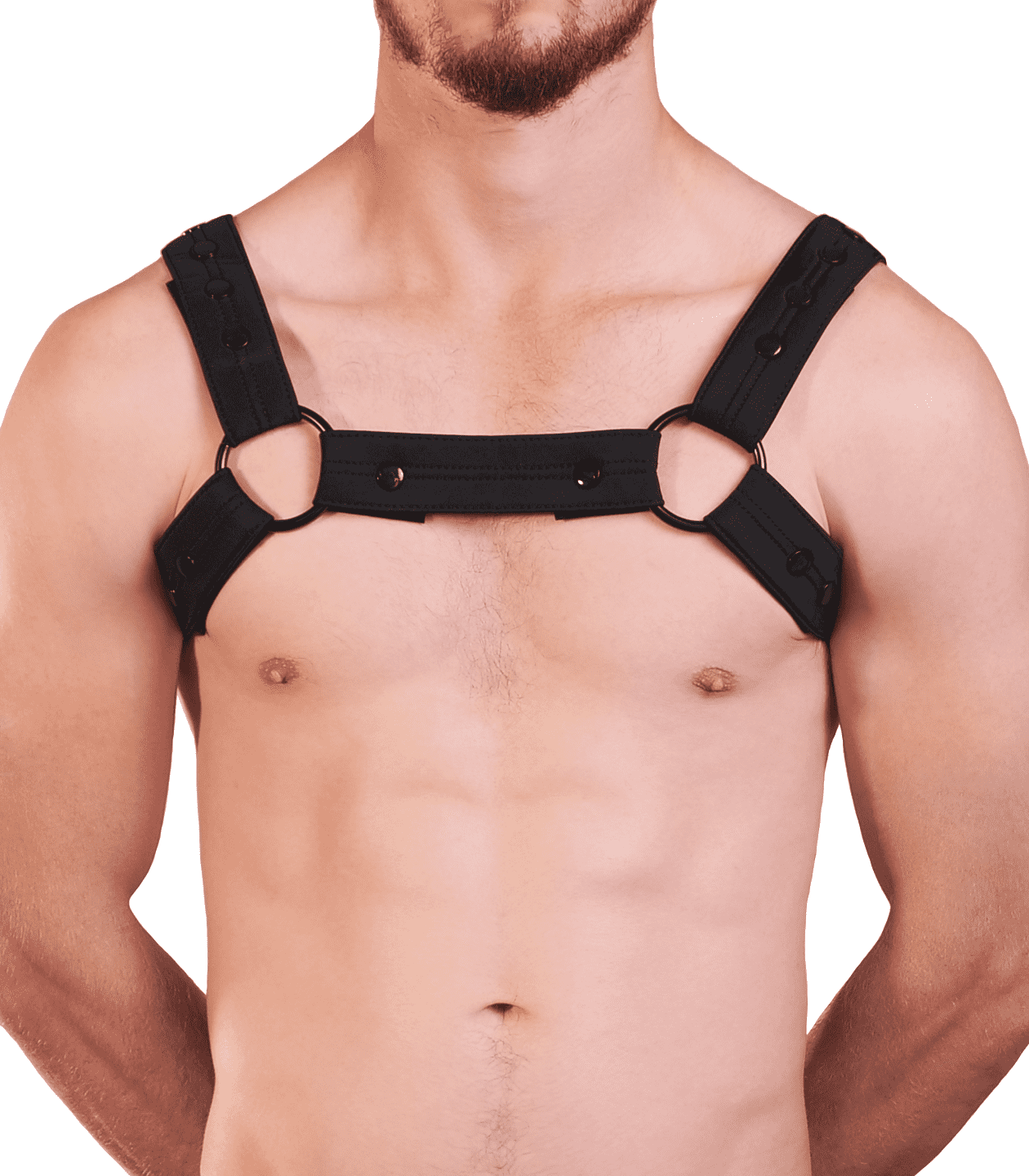 Love In Leather Mens Neoprene Bulldog Brace Default Title Cuffs And Restraints