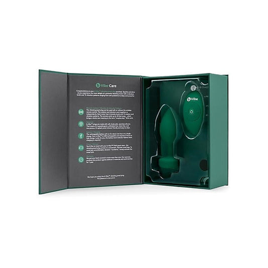 b-Vibe Vibrating Jewels Remote Control Plug M/L