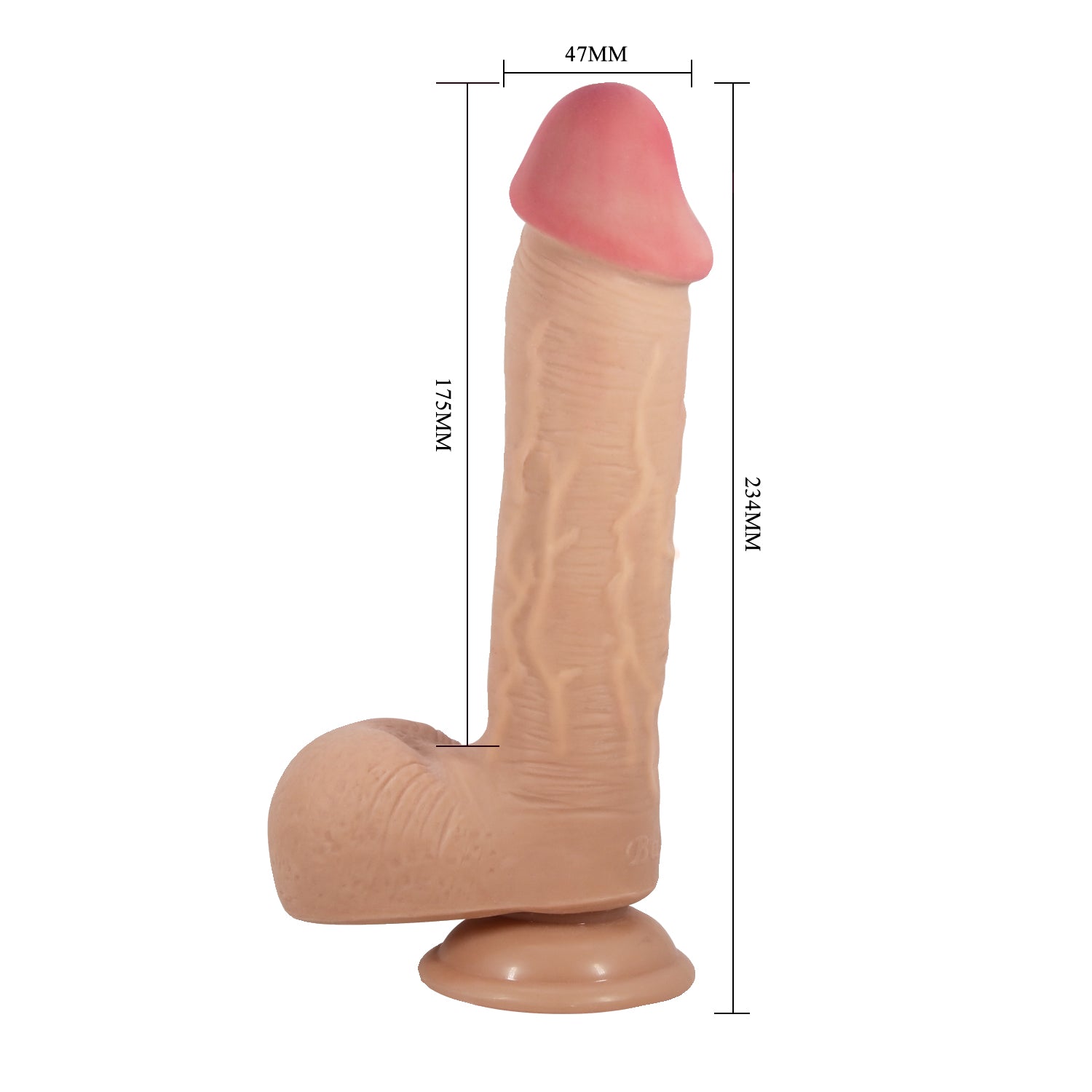 Pretty Love Emeka 9.2 Inches Waterproof Realistic Dong Realistic Dildos