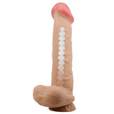 Pretty Love Mendel 10.2 Inches Suction Base Bendable Dong Flesh Realistic Dildos