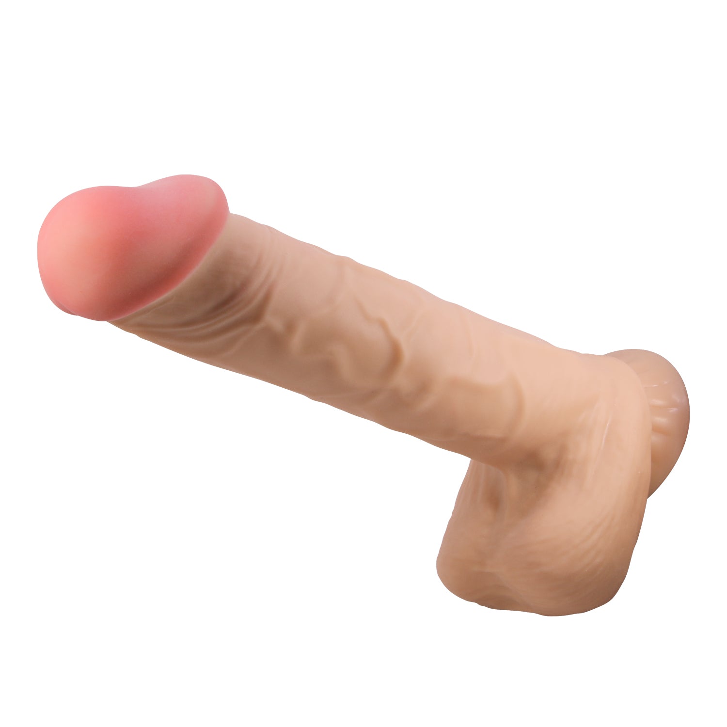 Pretty Love Mendel 10.2 Inches Suction Base Bendable Dong Realistic Dildos