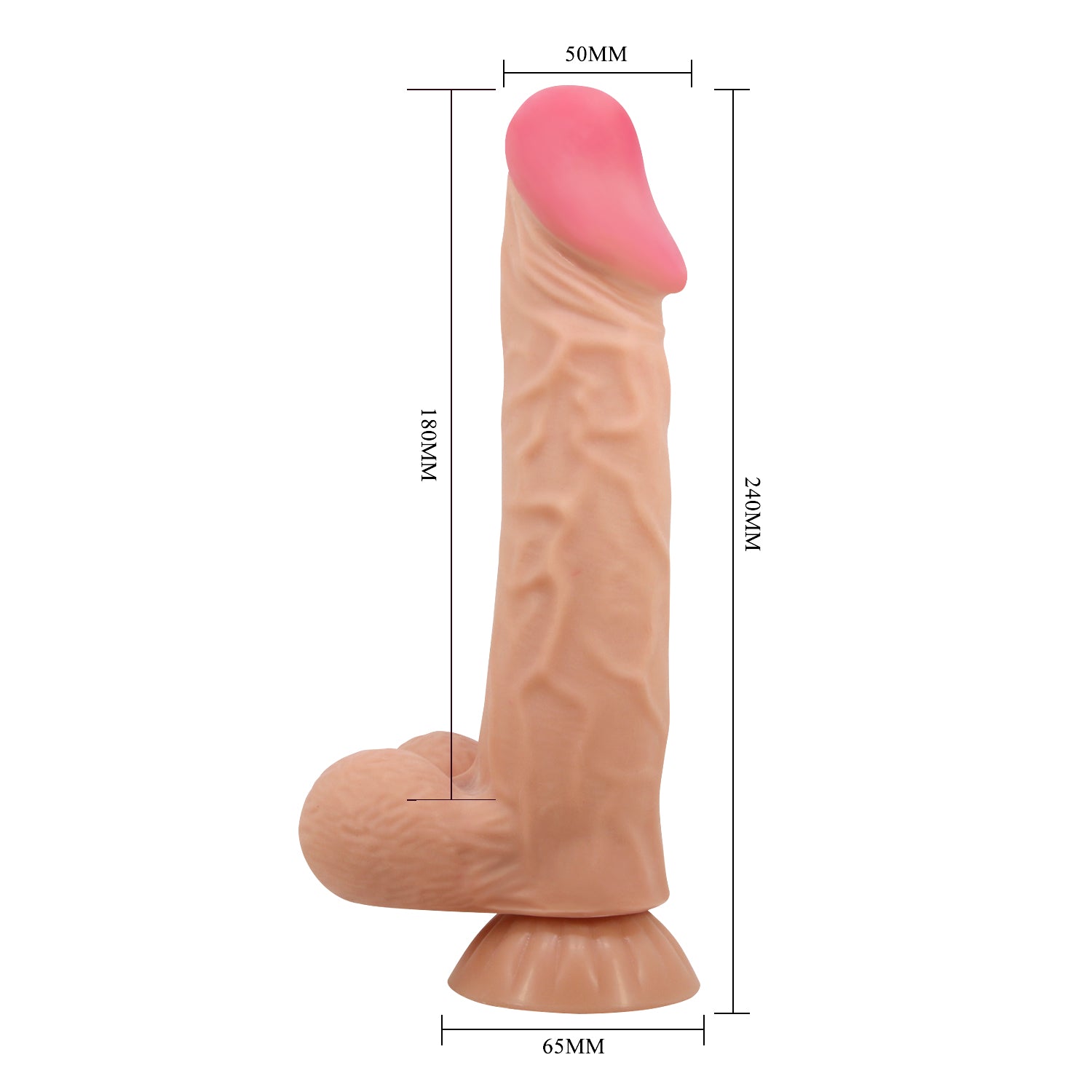 Pretty Love Sadik 9.4 Inches Realsitic Vibrating Dong Vibrating Dildos