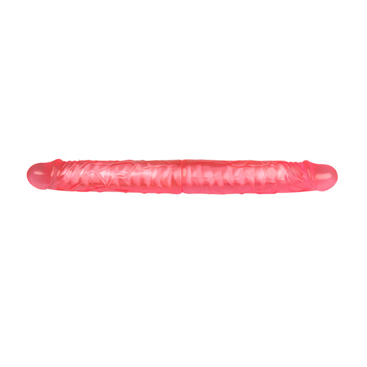 Baile Bendable Realistic TPR Double Dong 14 Inches - Double Ender