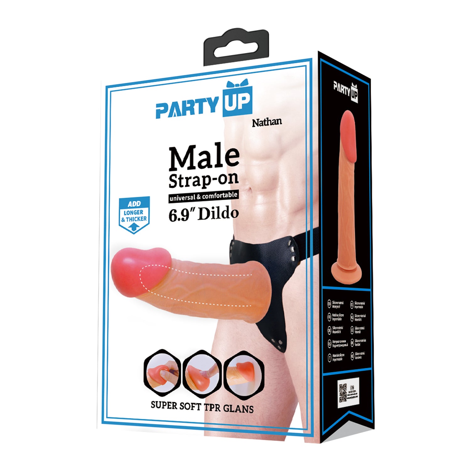 Party Up NATHAN Hollow Strap-On Sex Toys Strap On Sextoys