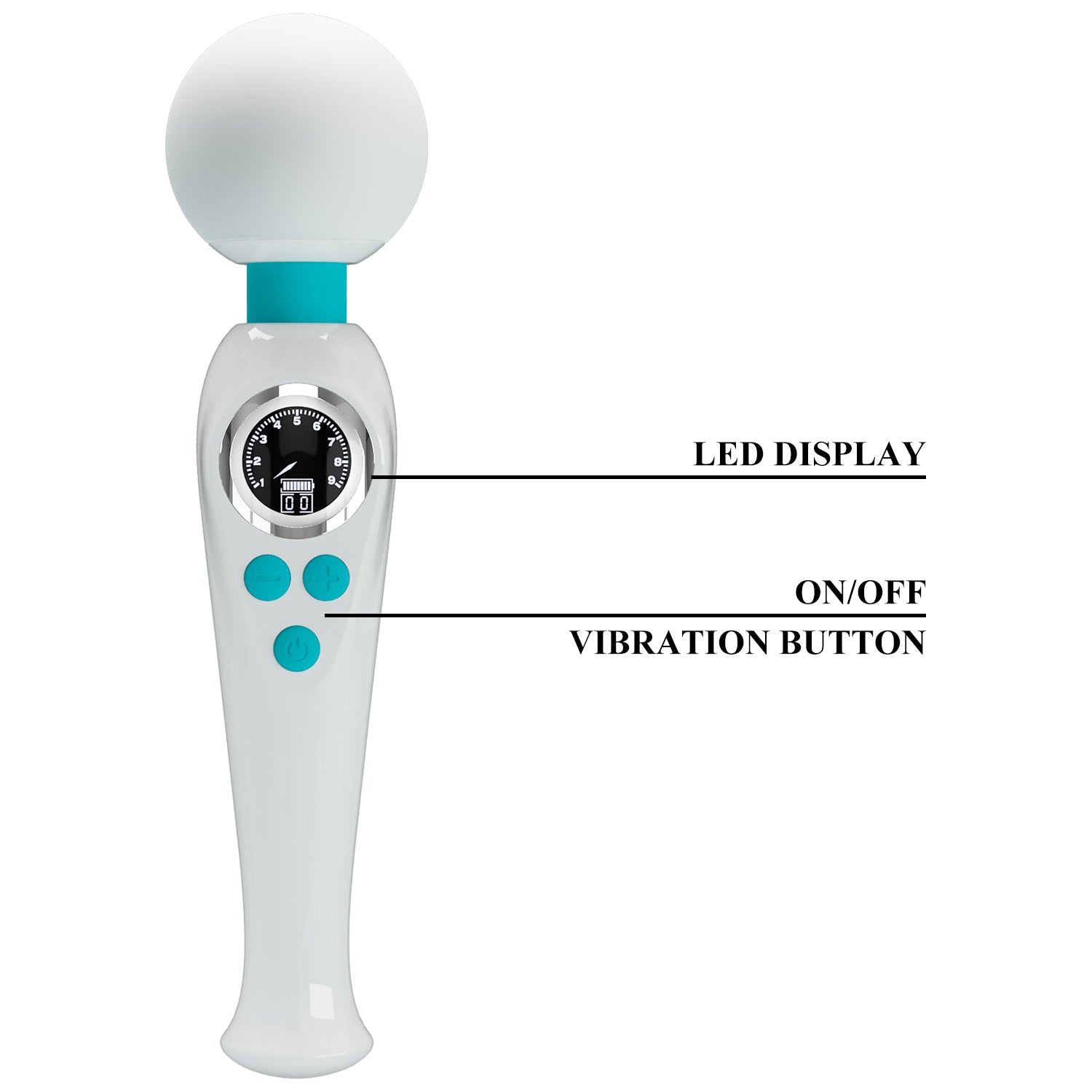 Pretty Love Skyler Vibrating Body Wand Massager Body Wands