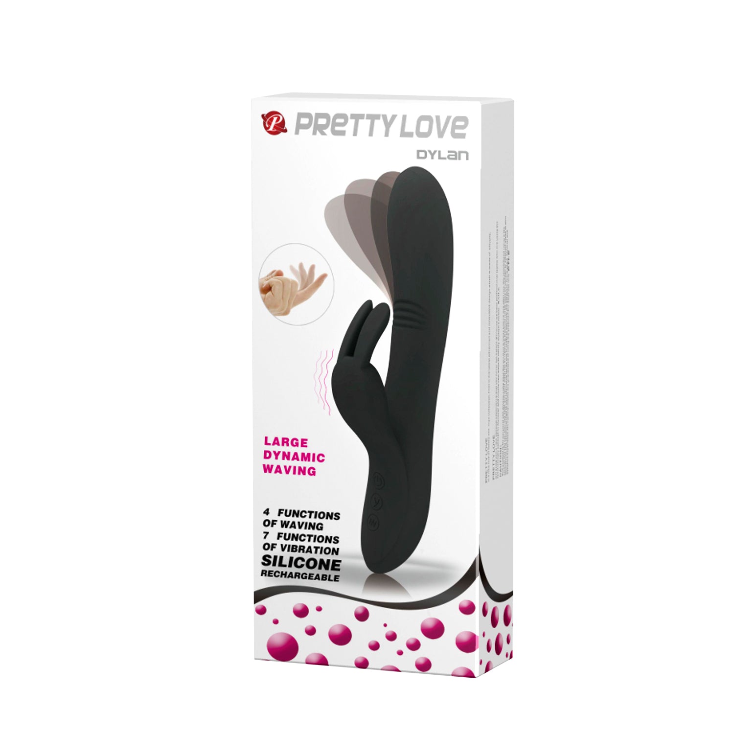 Pretty Love Dylan USB Rechargeable Silicone Rabbit Vibe Rabbit Vibrators