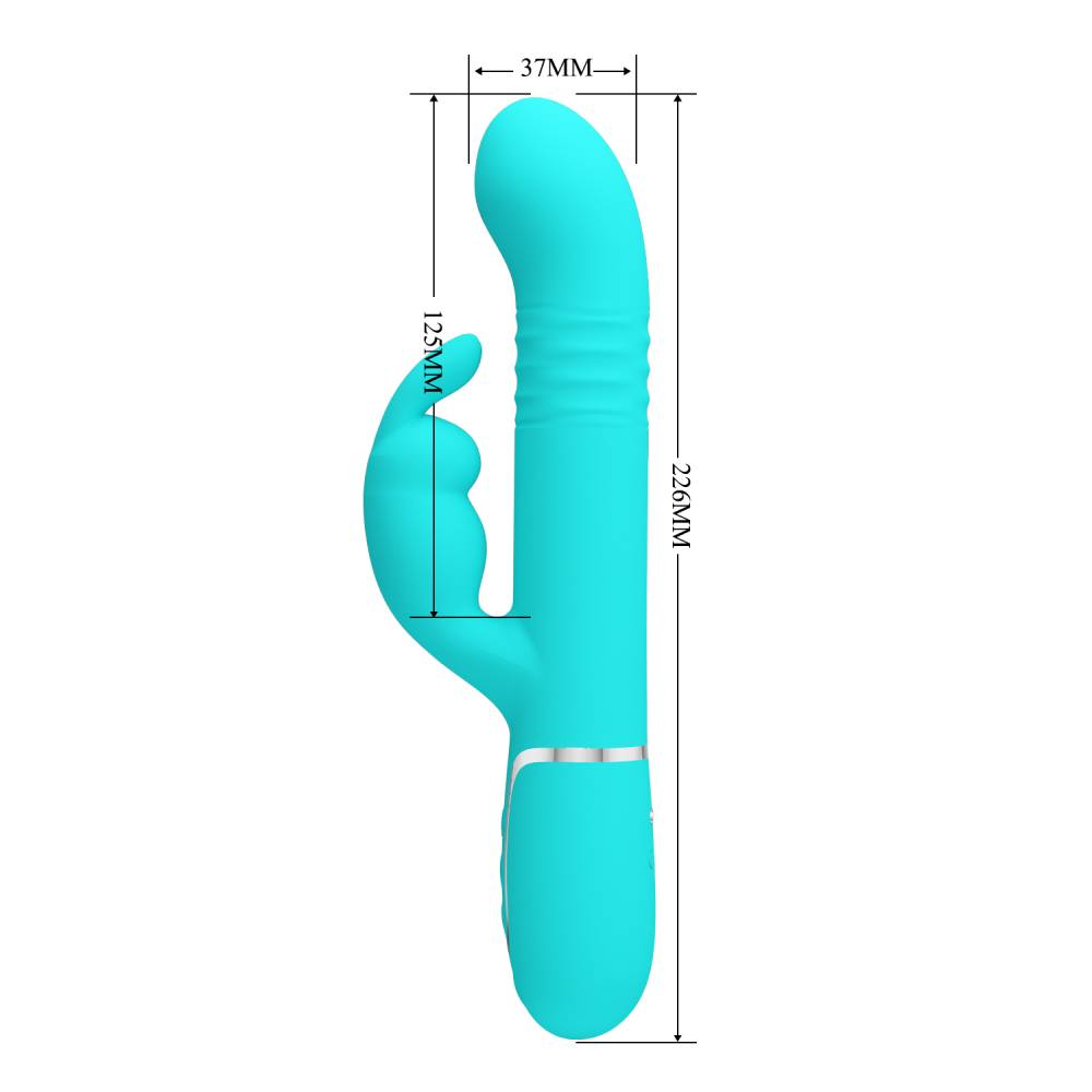 Pretty Love Coale 4 in1 Multi Function Twin Motor Rabbit Vibrator Rabbit Vibrators