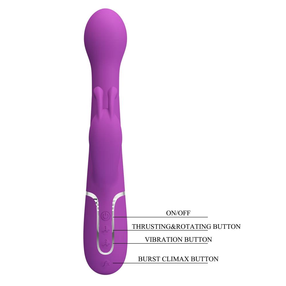 Pretty Love Dejon 3 in1 Multi Function Rabbit Ear Adult Vibrator Rabbit Vibrators
