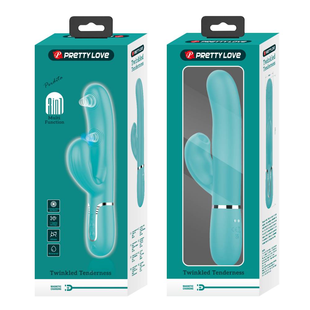 Pretty Love Perdita 3 in1 Multi Function Rabbit Style Vibrator Rabbit Vibrators