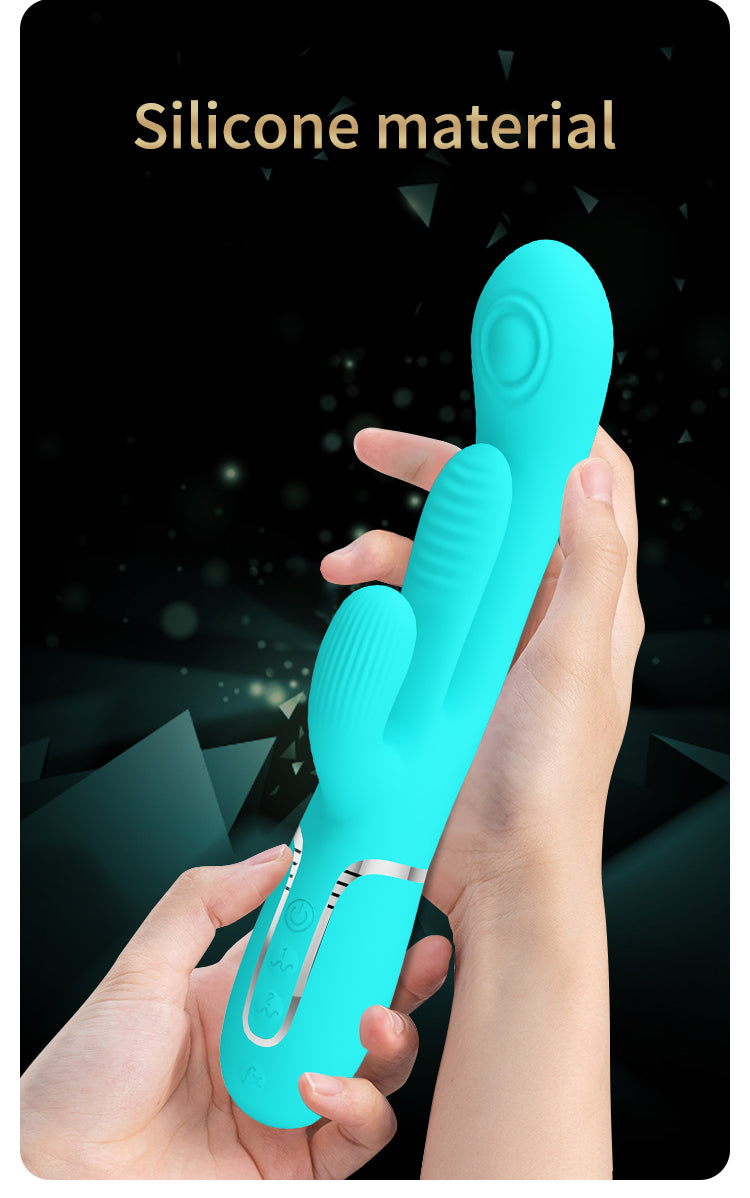 Party Up ANDY Multi Function Rabbit Vibrator With Tip Rabbit Vibrators