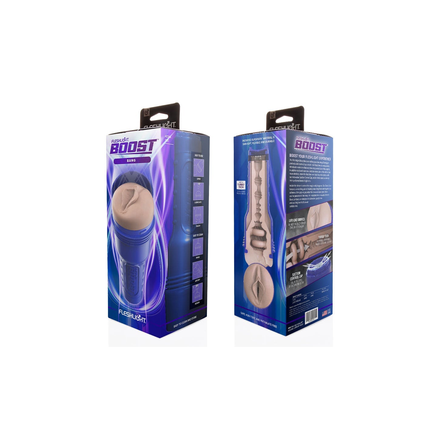 Fleshlight Boost Bang Realistic Pleasure Male Masturbator Masturbators and Strokers