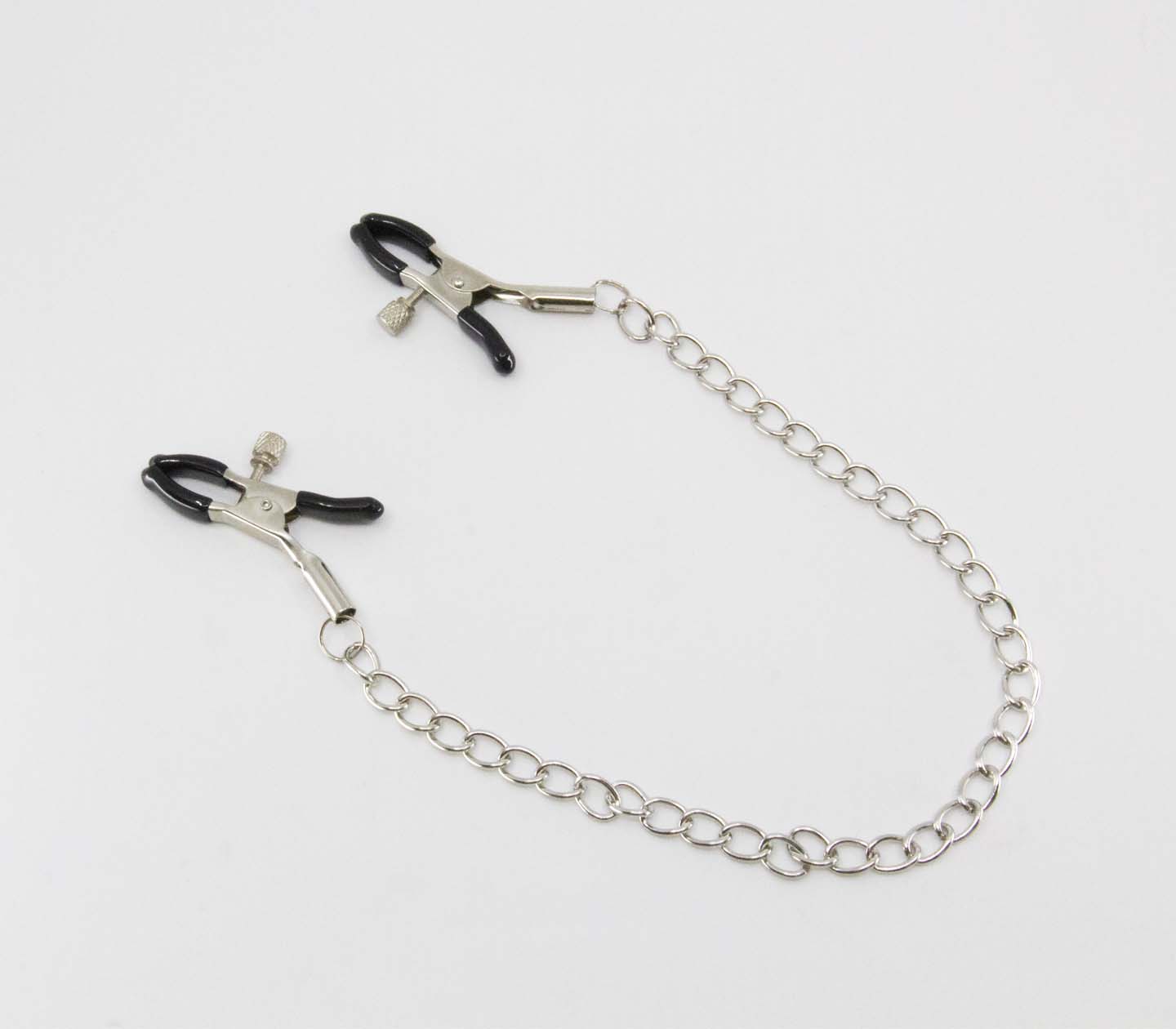 Love In Leather Chain Joined Womens Nipple Clamps Default Title Nipple and Clit Clamps