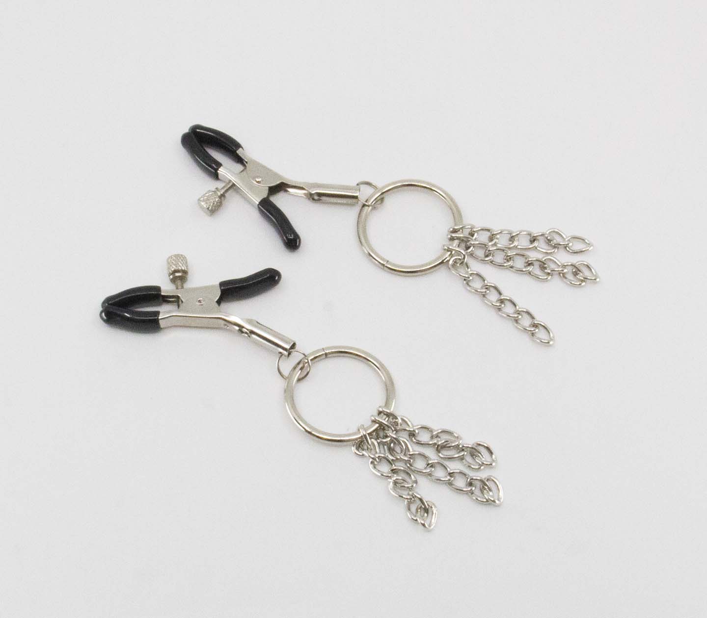 Love In Leather Chain Tassel Womens Nipple Clamps Default Title Nipple and Clit Clamps