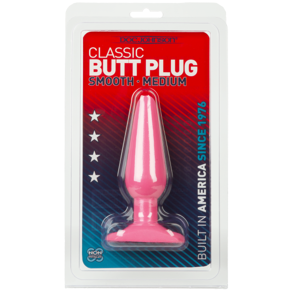 Doc Johnson Classic Butt Plug Smooth Medium Novelty Vibrators