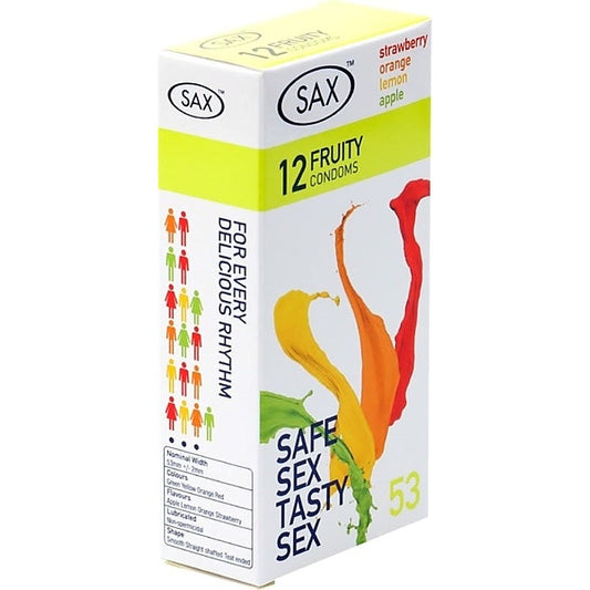 12 Fruity Condoms - Condoms