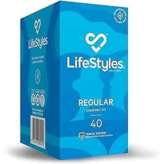 LifeStyles Healthcare Regular 40 Pack Condoms - Condoms