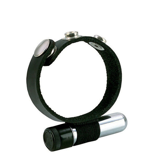 Colt Leather Vibrating Male Cock Ring