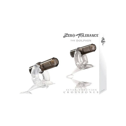 Zero Tolerance Crossbones The Diving Dolphin Single Bullet - Cock Rings
