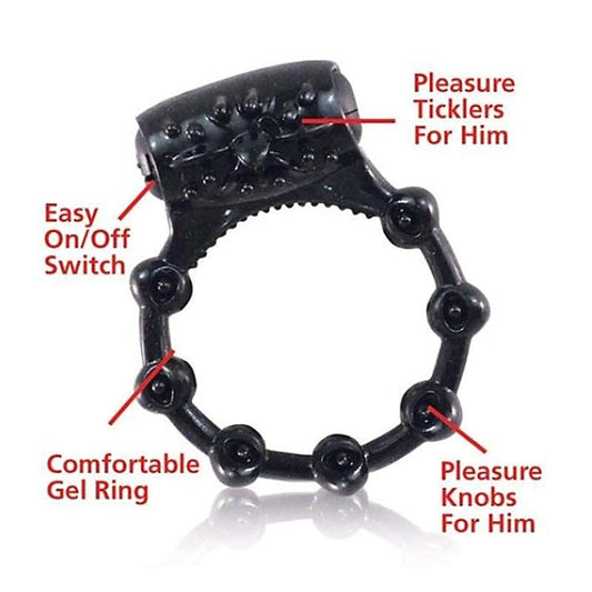 ScreamingO The O Boy Novelty Vibrating Condom - Cock Rings