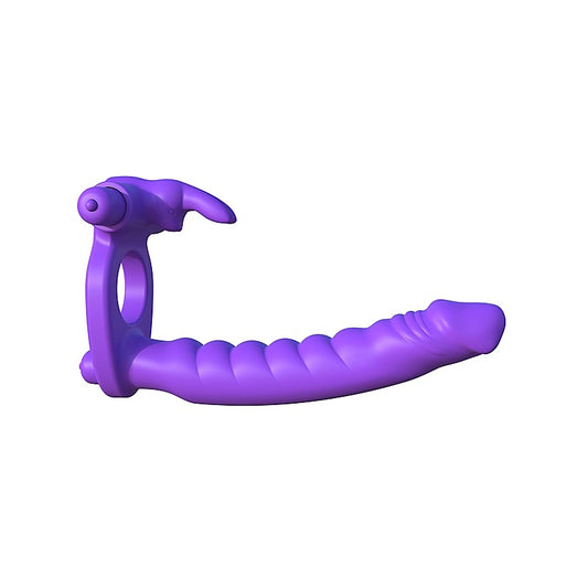 Fantasy C-Ringz Silicone Double Penetrator Rabbit Cock Ring