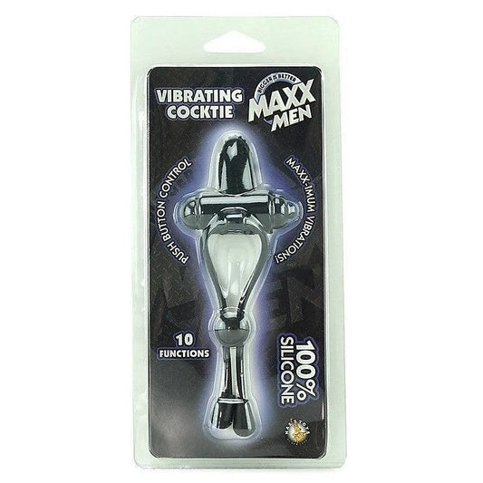 Maxx Men Vibrating Cock Tie - Cock Rings