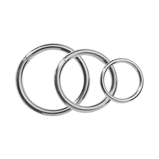 Nickel Metal C Ring Set - Cock Rings