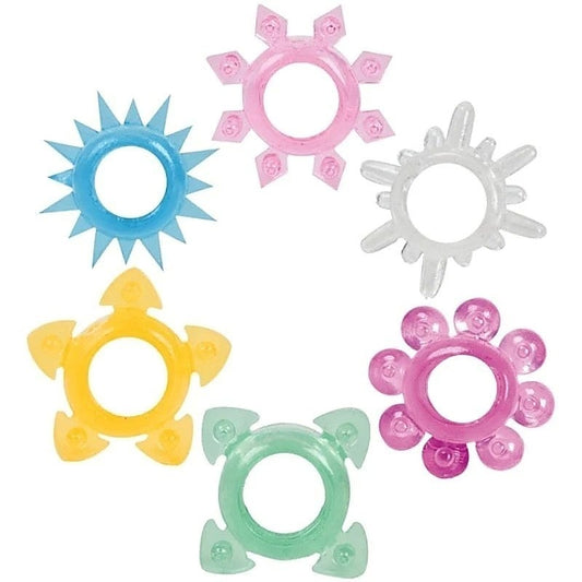Doc Johnson Tower of Power Stretchy Cock Rings - Stretchy Cock Rings