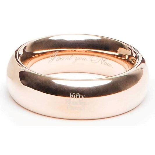 Fifty Shades Freed I Want You Now Steel Love Ring