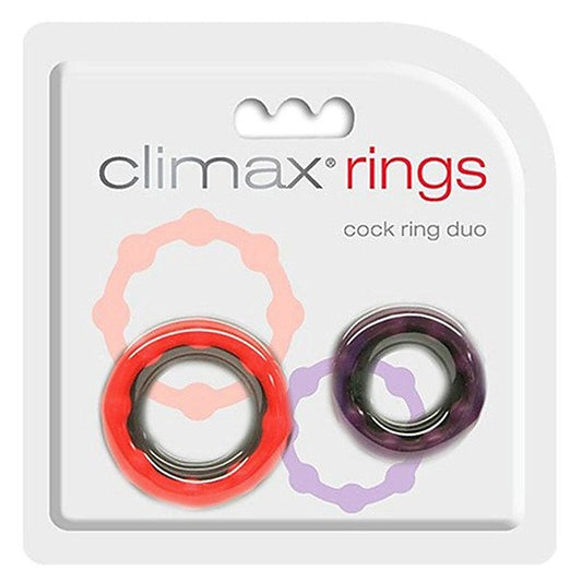 Climax Rings Cock Ring Duo - Stretchy Cock Rings