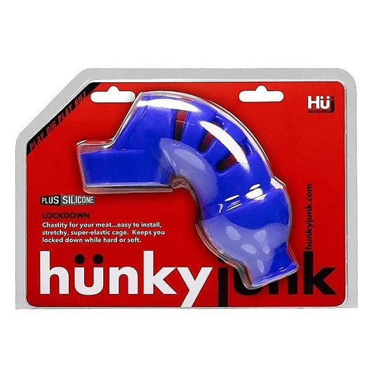 Hunkyjunk Lockdown - Stretchy and Comfortable Silicone Chastity Device - Male Chastity