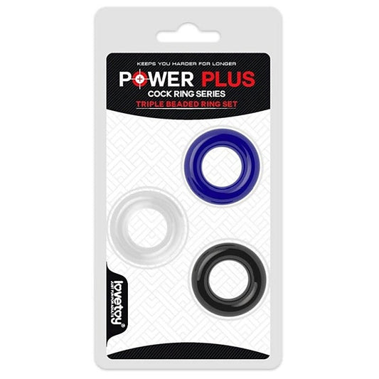 Power Plus Triple Donut Ring Set - Cock Rings