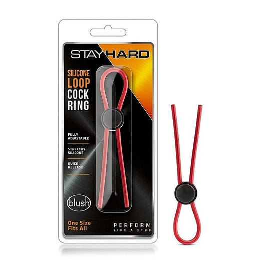 Blush Novelties Stay Hard Silicone Loop Cock Ring