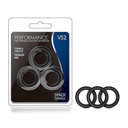 Performance VS2 Silicone Cockrings - Small