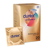 Durex Invisible Original Fit Ultra Thin Regular Condoms 20 Pack Condoms