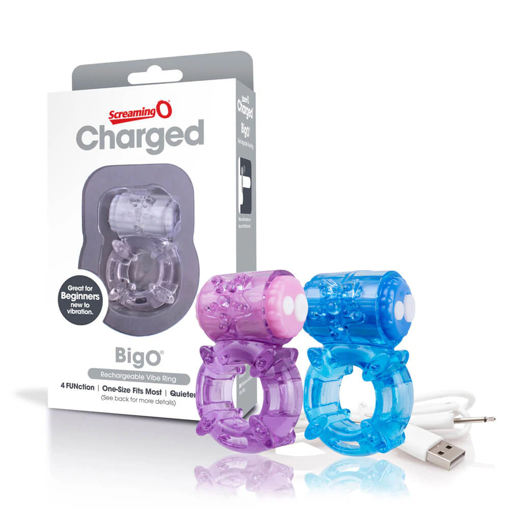 Charged Big O Rechargeable Vibrating Cock Ring Vibrating Cock Rings