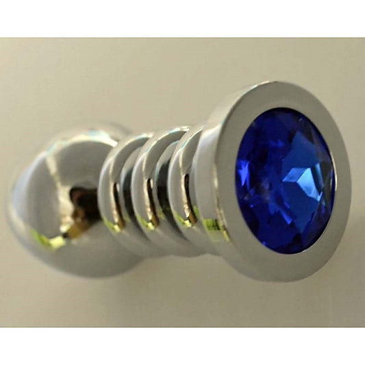 Hell's Couture Ribbler Metal Jeweled Anal Plug Large