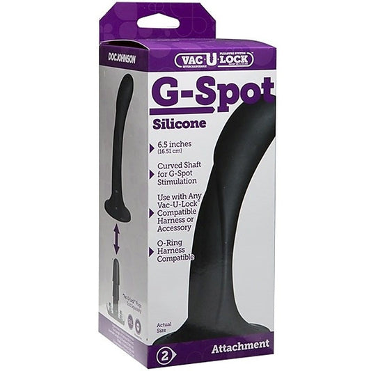 Vac-U-Lock G-Spot Silicone Attachment Black
