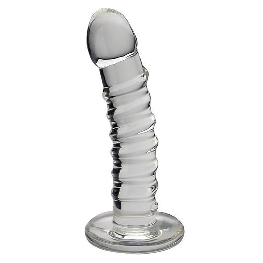 Spartacus Enterprises Blown Basic Spiral Curve Dildo - Elevate Your Intimate Moments