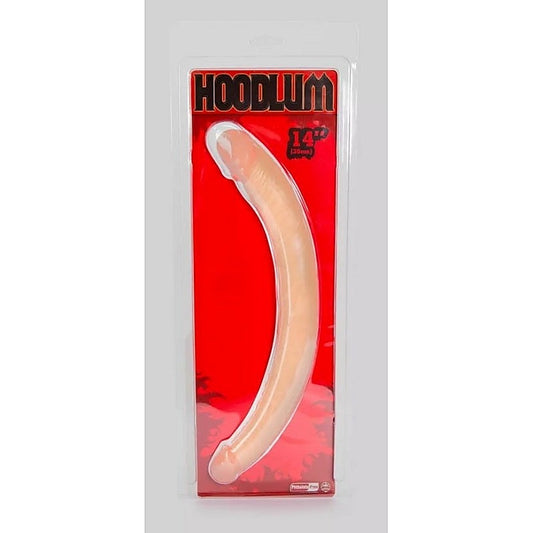 Hoodlum 14" Double Dong - Flesh