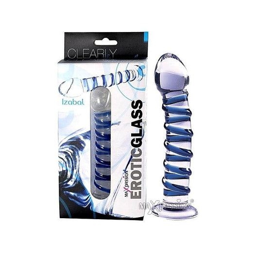 Izabal Swirly Glass Dildo